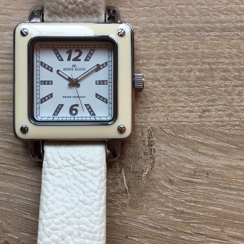 Anne Klein leather watch